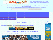 Tablet Screenshot of giocomio.it